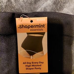 Shapermint Black High-Waisted Plus Size Shaper Panty